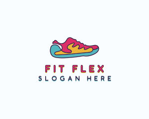 Shoe Footwear Sneakers logo design