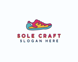 Shoemaking - Shoe Footwear Sneakers logo design