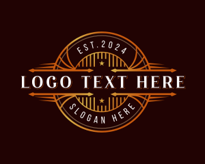 Elegant Brewery Barrel Logo