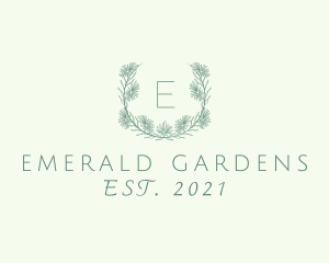 Floral Daisy Garden logo design