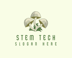 Stem - Mushroom Fungus Truffle logo design