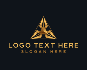 Pyramid - Premium Luxury Triangle logo design