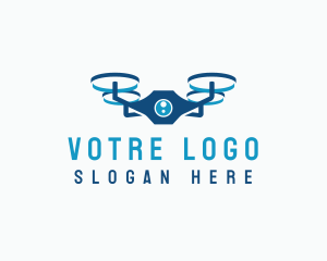 Aerial Drone Quadcopter Logo