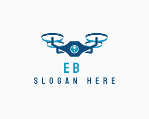 Propeller - Aerial Drone Quadcopter logo design