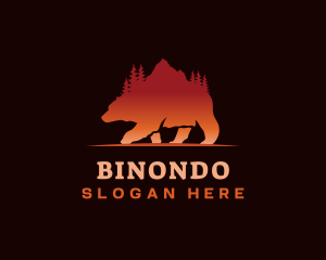 Tourism - Bear Outdoor Mountain logo design