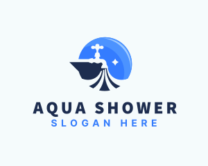 Shower - Faucet Plumbing Repair logo design