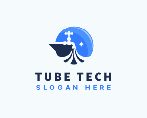 Tube - Faucet Plumbing Repair logo design