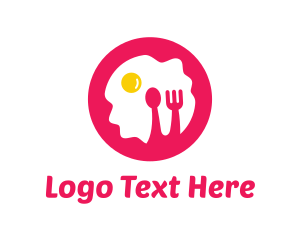 Edible - Breakfast Egg Plate logo design