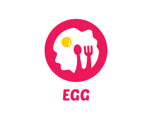 Breakfast Egg Plate logo design