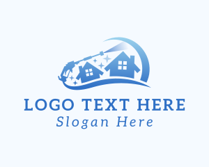 Maintenance - Pressure Washing Home Cleaning logo design