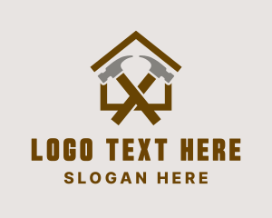 Repairman - Hammer House Carpentry logo design