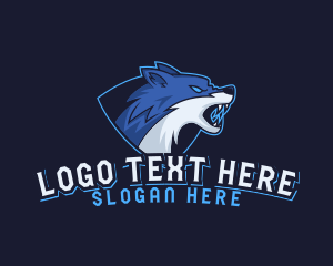 Dog - Beast Alpha Wolf logo design