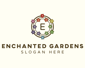 Flower Plant Gardener logo design