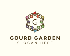 Flower Plant Gardener logo design