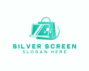 Discount - Tech Laptop Shopping logo design