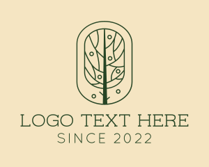 Eco Friendly - Tree Nature Park Wellness logo design