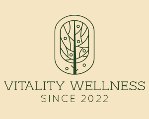 Tree Nature Park Wellness  logo design