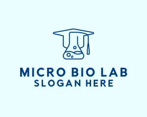 Academic Science Club Laboratory logo design