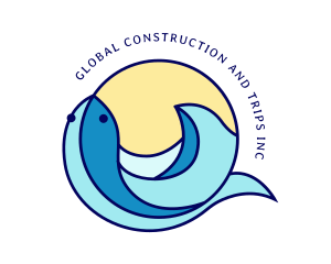 Trip - Fish Tail Beach Wave logo design