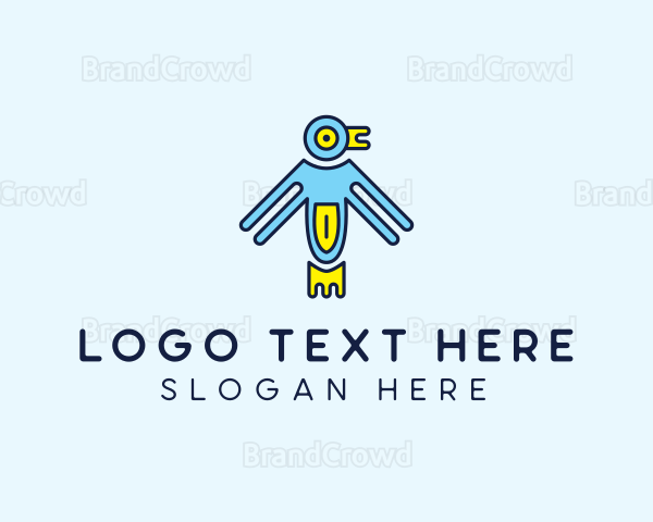 Aztec Bird Symbol Logo