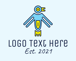 Aztec - Aztec Bird Symbol logo design
