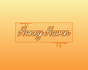 Beekeeper - Honeycomb Liquid Drip logo design