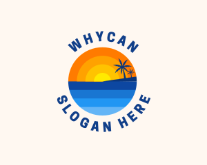 Adventure - Sun Beach Resort logo design