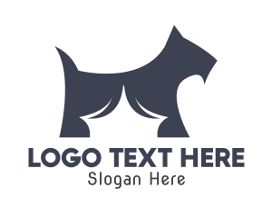 Yorkshire Terrier - Scottish Terrier Dog logo design