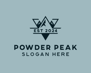 Peak Mountain Trekking logo design