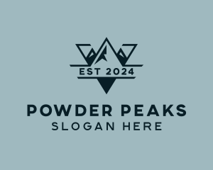 Peak Mountain Trekking logo design