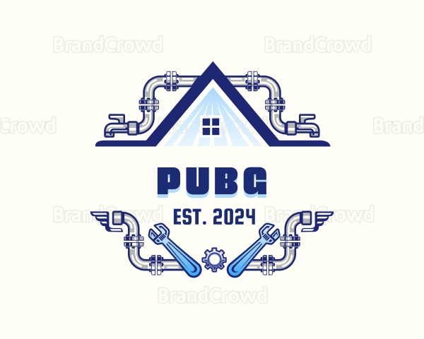 Home Faucet Plumbing Logo