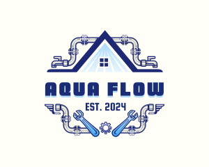 Waterworks - Home Faucet Plumbing logo design