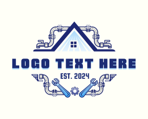 Home Faucet Plumbing Logo