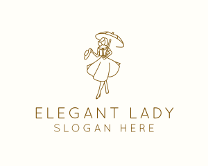 Classy Lady Fashionista logo design