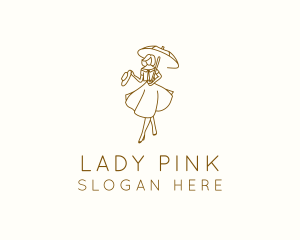 Classy Lady Fashionista logo design