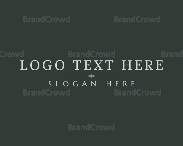 Professional Serif Business Logo