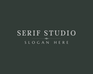 Professional Serif Business logo design