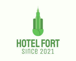 Green Hotel Tower  logo design