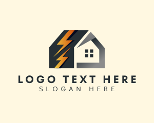 Generator - House Lightning Power logo design