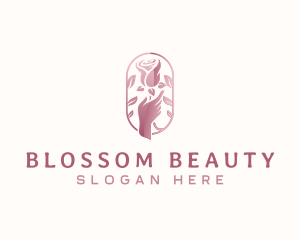 Petals - Hand Rose Petals logo design