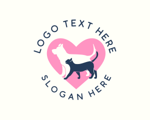 Grooming - Heart Pet Veterinary logo design
