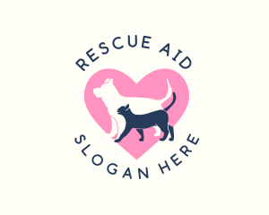 Rescue - Heart Pet Veterinary logo design