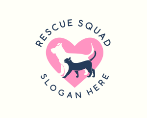 Rescue - Heart Pet Veterinary logo design
