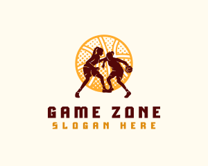 Women Basketball League logo design