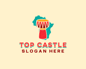 Cultural - Music Africa Drums logo design