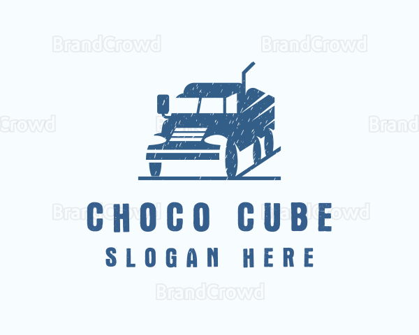 Mining Delivery Truck Logo