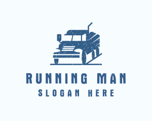 Army - Mining Delivery Truck logo design