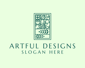 Organic Nature Plant logo design