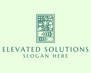 Organic Nature Plant logo design