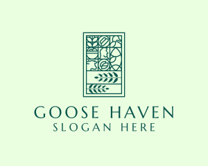 Goose - Organic Nature Plant logo design